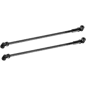 Steel Cut to Length Driveshaft Universal Joint Drive Shaft for 1/10 RC Crawler LCG Rigs Sportys Scalers Capra SCX10 Pro 68-229mm, 2PCS (Black)