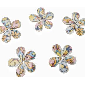 500g/1.1lb Raindrops Shape Ceramics Mosaic，Ceramics Mosaic Pieces，Random Color Ceramics Mosaic Tiles for DIY Crafts Home Decoration. (Small Raindrops 10)