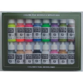 Vallejo Acrylic Wargames Special Set #12, 17ml, 0.57 Fl Oz (Pack of 16)