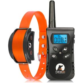PaiPaitek No Shock Dog Training Collar with Remote, Lightest Vibration Collar for Small Dogs 5-15lbs & Medium Large Dogs, Rechargeable, Waterproof, 1600ft Range, No Prongs