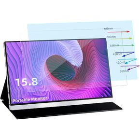 16 Inch Anti Blue Light Laptop Screen Protector for 16" ARZOPA/MNN/KYY/VILVA/ASUS/FANGOR/ViewSonic/QQH Portable Monitor, Eye Protection Blue Light Blocking /UV Screen Shield Screen Filter Film