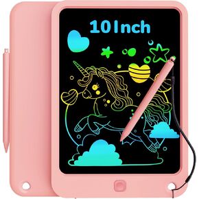 KOKODI كمبيوتر لوحي للكتابة LCD للأطفال مقاس 10 بوصات، ألعاب أطفال لأعمار 3 4 5 6 7 8 سنوات من الأولاد والبنات، لوحة رسومات الشعار المبتكرة الملونة، هدية للأطفال الصغار الذين تتراوح أعمارهم بين 3-12 عامًا، لوحة مذكرة، لوحة رسم مع قلم
