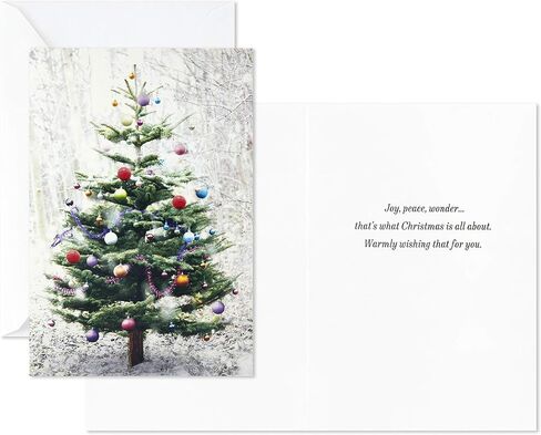 Hallmark Boxed Christmas Cards Assortment, Vintage Red Truck (4 Designs, 12 Cards and Envelopes) in Saudi Arabia