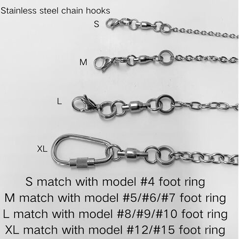 Bird Foot Chain Flying Stainless Steel Training Rope with Leather Wrist Strap Outdoor Parrot Ankle Foot Ring Accessories Bird Harness Leash Prevent Escaping (Model 4 Set) in Saudi Arabia