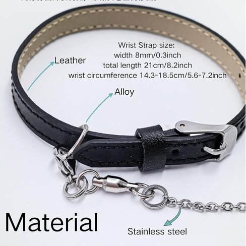 Bird Foot Chain Flying Stainless Steel Training Rope with Leather Wrist Strap Outdoor Parrot Ankle Foot Ring Accessories Bird Harness Leash Prevent Escaping (Model 4 Set) in Saudi Arabia