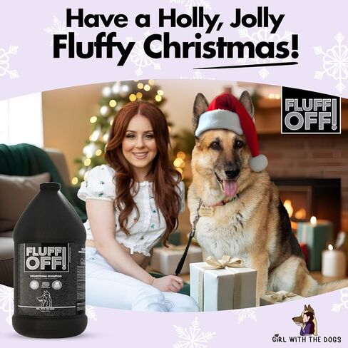 Fluff Off! by Girl with The Dogs Natural Deshedding Dog & Cat Shampoo 8Wks+ in Saudi Arabia