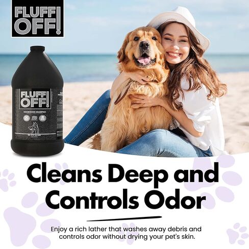 Fluff Off! by Girl with The Dogs Natural Deshedding Dog & Cat Shampoo 8Wks+ in Saudi Arabia