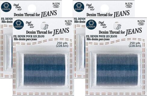 Coats & Clark Inc. N576 Denim Thread for Jeans, 250-Yard, Blue in Kuwait