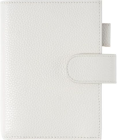 غطاء جلد Moterm لجيب Moleskine - يناسب جيب Moleskine مخطط يومي/أسبوعي وجيب Moleskine كلاسيكي، مع حلقة قلم، وفتحات للبطاقات وجيب خلفي (كريمي مرصوف بالحصى) in Kuwait