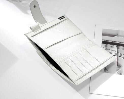 غطاء جلد Moterm لجيب Moleskine - يناسب جيب Moleskine مخطط يومي/أسبوعي وجيب Moleskine كلاسيكي، مع حلقة قلم، وفتحات للبطاقات وجيب خلفي (كريمي مرصوف بالحصى) in Kuwait