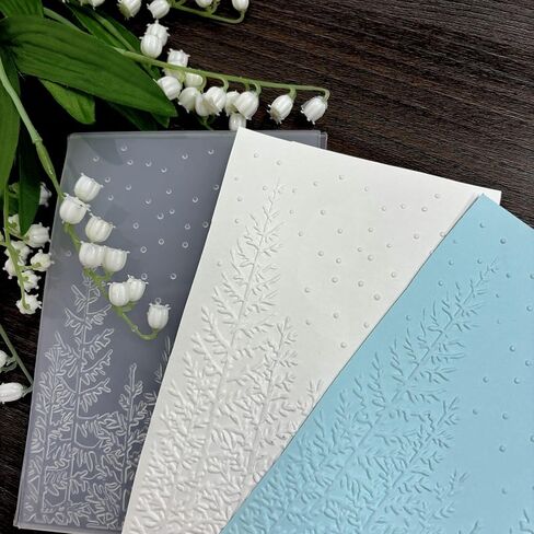 DIYology 3D Woodland Embossing Folders for Card Making, Birch Tree Background Texture Embossing Folder Template for DIY Paper Crafts Scrapbooking Polymer Clay Decoration in Saudi Arabia