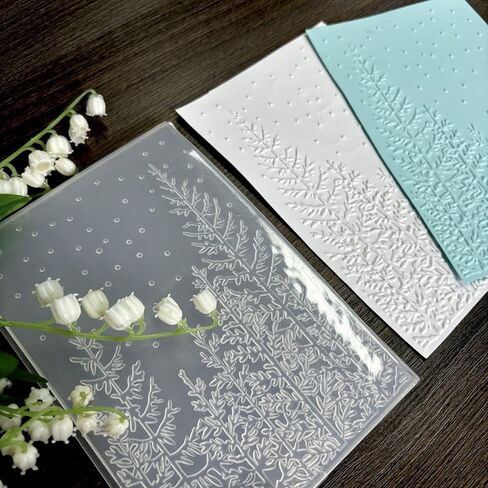 DIYology 3D Woodland Embossing Folders for Card Making, Birch Tree Background Texture Embossing Folder Template for DIY Paper Crafts Scrapbooking Polymer Clay Decoration in Saudi Arabia