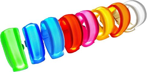 8 PCS LED Glow Bracelets, Christmas Light Up Bracelets Set - Glow in The Dark Party Bracelets Favors Supplies for Christmas, Concerts, Festivals, Game Prizes, Sports, Rave Accessories. in Kuwait