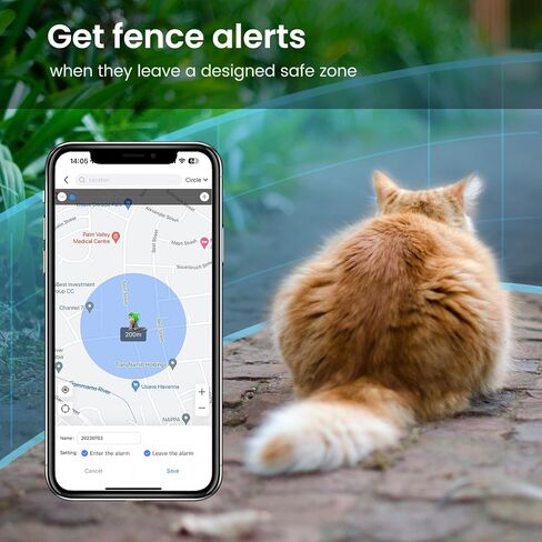 جهاز تعقب P1 GPS Dog Cat (6.5 رطل+) - جهاز تعقب موقع GPS للحيوانات الأليفة لمنع فقدان أي مسافة محدودة، مقاوم للماء، تتبع في الوقت الحقيقي وسياج جغرافي، يناسب جميع أطواق الحيوانات الأليفة، وردي in Kuwait