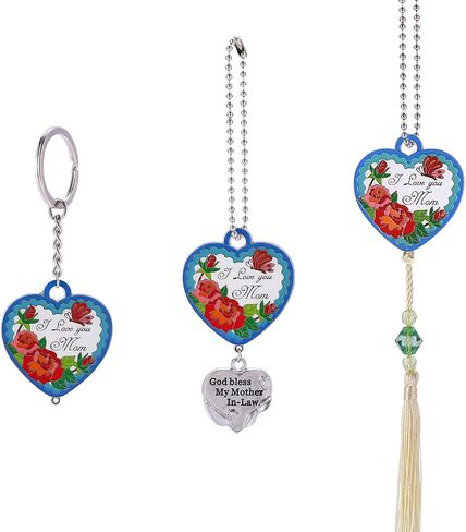 Butterfly Suncatcher Grandma Glass Sun Catcher, Pressed Real Flower Wings in Glass, Butterfly Suncatchers Grandma's Birthday Gift Ornament for Windows with Metal Heart Charm in Saudi Arabia