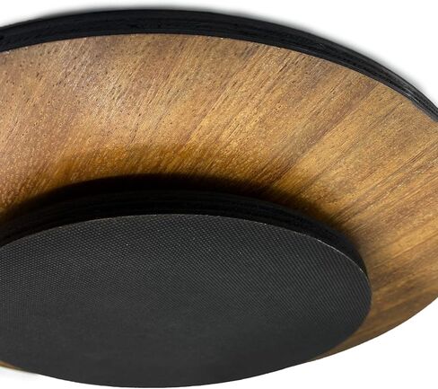 HASTA LA RAIZ | Wooden LAZY SUSAN Turntable - Made in Mexico - Easy Gliding - Non Skid - Model: Blue tenango (14 inches). in Kuwait