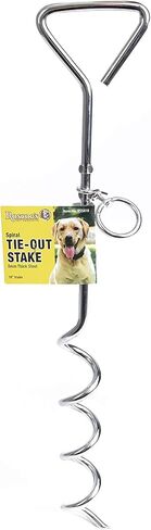 Roscoe's Pet Products Steel Spiral Tie Out Stake for Dogs. 4 (9mm, 16 inch) in Kuwait