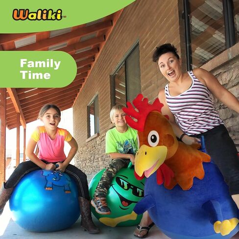 WALIKI Hopper Ball for Adults Ages 13-101 | Hippity Hop | Jumping Hopping Ball (Rooster) in Kuwait