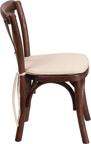 Flash Furniture 2 Pk. HERCULES Series Kids Mahogany Cross Back Chair with Cushion in Saudi Arabia