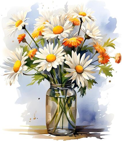 DIY Paint by Number for Adult, Skull Paint by Numbers, Flowers Adult Paint by Numbers Kits on Canvas, 16X20 Inch Skull Paint by Numbers for Adults Beginners in Saudi Arabia
