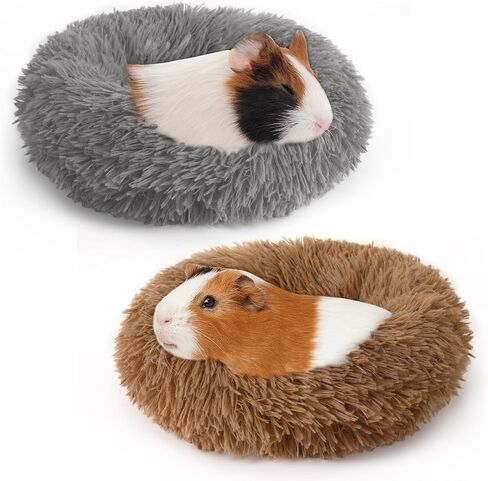 2 Pieces Guinea Pig Beds, Hamster Beds, Thickened and Warm Winter Guinea Pig Beds for Dwarf Rabbits, Chinchillas, Hamsters, Hedgehogs, Ferrets, Maned Lizards and Rats in Kuwait