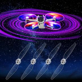 Mini 4 Pro/Mini 3 Pro/Mini 3 Propellers LED Lights Replacement Prop Blades Low Noise Accessories for DJI Mini 3/4 Series Fly More Combo Plus Drone (2 Pairs)