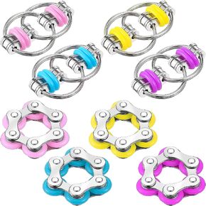 Hicarer 8 Pcs Fidget Toys Set, Red, Sky Blue, Green, Black in Kuwait