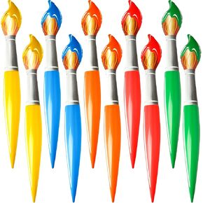 10 Pcs 41 Inch Inflatable Paint Brushes Giant Blow up Colored Paintbrushes Large Art Paint Brushes for Kids Summer Birthday Party Decoration, 5 Colors