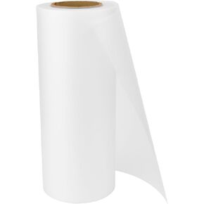 DTF Transfer Film Roll 13" x 328ft,Double Sided Matte Clear PreTreat PET Heat Transfer Paper, Cold and Hot Peel, Direct to Film for T-Shirts Textile