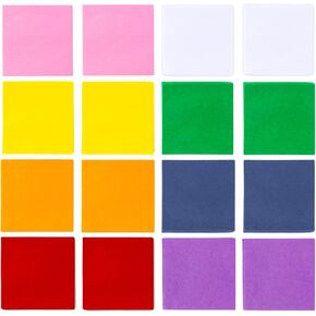 Exquiss 4800 Pcs Tissue Paper Squares 1.2 Inch for Christmas Ornament Craft Scrunch Christmas Tree Craft Christmas Stockings and Tissue Paper Wreath Craft for Kids' DIY Activities