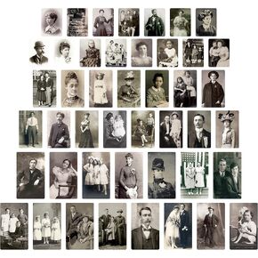 Tim Holtz, Advantus Found Relatives Vintage Portraits, black and white