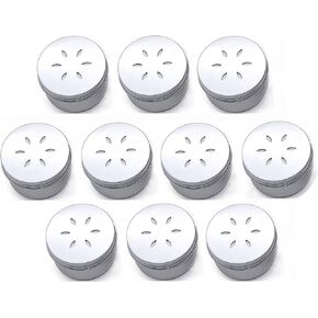 CHENGXINWENHUA Dog skent Work tins 6 Pack，Dog Scent Training Box，Dog Nose Work containers (10pcs drip)