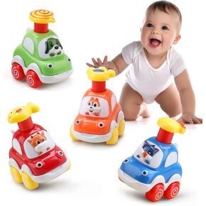 Amy&Benton Animal Car Baby Toys for 1 2 Year Old Boy|First Birthday Gifts for Toddler Toys Age 1-2|1 2 Year Old Boy Birthday Gift for Infant Toddlers