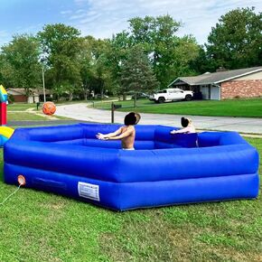 OZIS Gaga Ball Pit Inflatable 15FT with Built-in Blower, Portable Gaga Pit for Indoor Outdoor School Family Activities Easy to Setup in Saudi Arabia