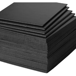 20 Pack Black Foam Boards 11x14in, Black Foam Core Boards Baking Board Mat Board Center, 3/16in(5MM) Thick Black Poster Polystyrene Boards Crafts Foam Sheet for Projects Art Display(280x355mm)