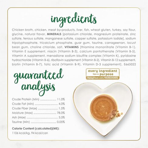 بورينا فانسي فيست طعام قطط رطب بالدجاج - (عبوة من 24 قطعة) 3 أوقية. علب in Kuwait