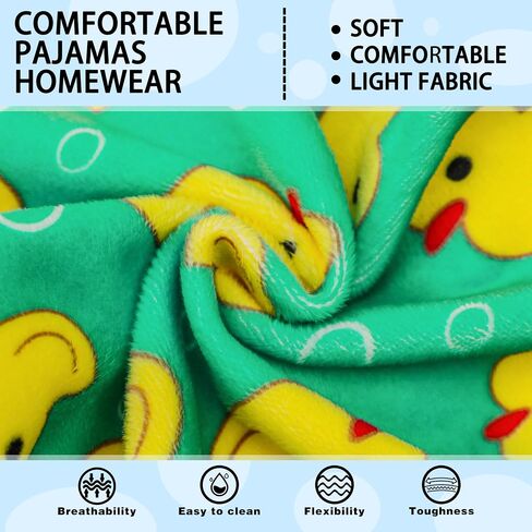 Paiaite Dog Pajamas Onesie: Comfortable Four-Legged Apparel for Small, Medium, & Large Dogs, Polyester Material for Comfort, Wrinkle Resistance, Moisture Wicking, and Stretchiness Yellow Duck S in Saudi Arabia