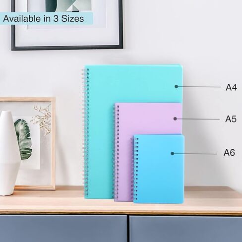 Spiral Notebook, 3 Pack Small Notebooks 4.3''x 5.7'',Mini Ruled Lined Journal, 480 Pages, College School Supplies Pocket Notebook for Work, Aesthetic Gift Office Supplies for Teen Girls,Boys in Saudi Arabia