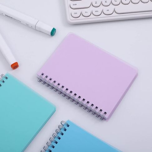 Spiral Notebook, 3 Pack Small Notebooks 4.3''x 5.7'',Mini Ruled Lined Journal, 480 Pages, College School Supplies Pocket Notebook for Work, Aesthetic Gift Office Supplies for Teen Girls,Boys in Saudi Arabia