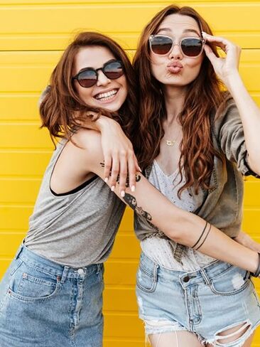قلادة الصداقة أفضل هدية لصديق للنساء قلادة دائرة متشابكة قلادة BFF لأفضل صديقين هدايا عيد الميلاد للنساء in Saudi Arabia
