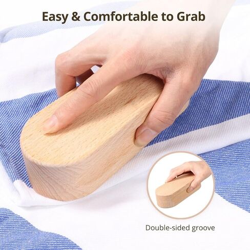 Homaisson 2 جهاز كمبيوتر شخصى 7 بوصة 12 بوصة مصفق خياط من الخشب الصلب، أدوات خياطة مصفق للضغط على الدرزات واللحف، مصفق خياطة محزز مزدوج الجانب مع قبضة مريحة in Kuwait