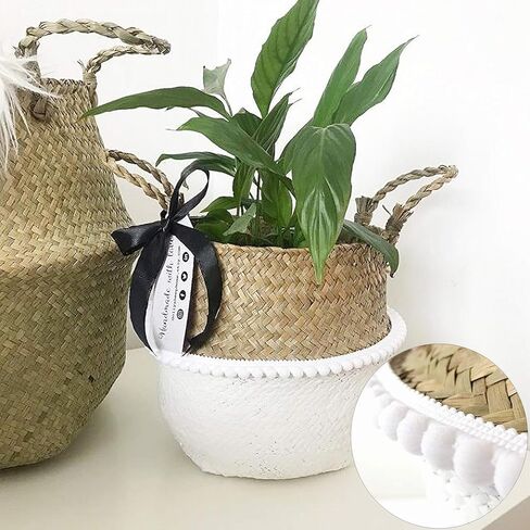 شراشيب كروية صغيرة بزخرفة بوم بوم - إكسسوارات دانتيل بشراشيب بشراشيب للخياطة اليدوية لتزيين المنزل (أبيض، 10 ياردات) in Kuwait