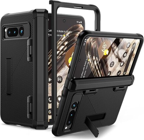 Lanhiem Samsung Galaxy A53 5G Case, IP68 Waterproof Dustproof Case with Built-in Screen Protector, Rugged Full Body Shockproof Phone Cover for Samsung A53 5G, Black/Clear in Saudi Arabia
