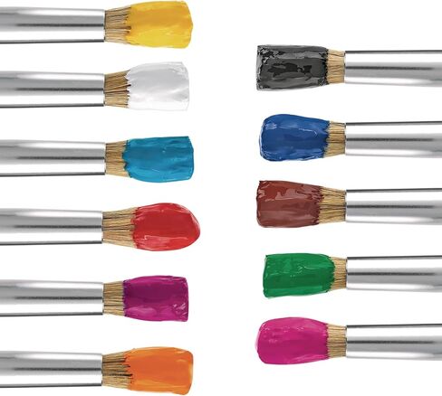 Colorations Paraben-Free Washable Tempera Paint, Set of 19 Colors, Non-Toxic Paint, Vibrant Craft Paint, Paint for Children, Kids Paint, Art Supplies, Paint Set, Washable Paint in Kuwait