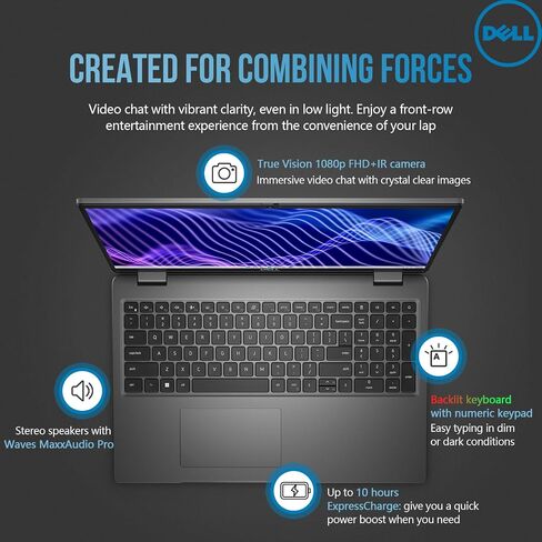 Dell Latitude 3540 Laptop Computer 15, 15.6 Inch Business Laptop PC, Intel 10-Core i5, 64GB RAM, 2TB SSD, Windows 11 Pro, Microsoft Office, 10-Key Numerick Keyboard, Ethernet Port, WiFi 6E, HDMI in Saudi Arabia