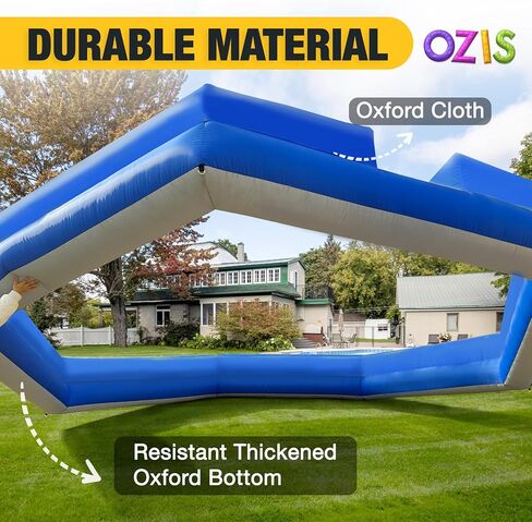 OZIS Gaga Ball Pit Inflatable 15FT with Built-in Blower, Portable Gaga Pit for Indoor Outdoor School Family Activities Easy to Setup in Saudi Arabia