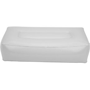 PVC Inflatable Seat Cushion, 56x27x15cm Kayak Inflatable Seat Cushion, Padded Kayak Seat Soft Kayak Cushio Gray Durable Safe PVC Soft for Inflatable Boat Fishing Boat Kayak