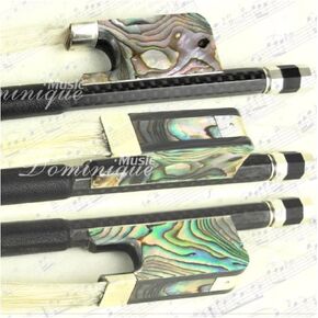D Z Strad Cello Bow- Model 856- Carbon Fiber with Polished Abalone Frog (Full Size 4/4) in Kuwait