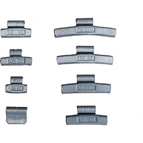 75PCS FN-S75 ASSORTMENT CLIP-ON WHEEL WEIGHTS BALANCE FN STYLE 10 15 20 25 30 40 50 60G