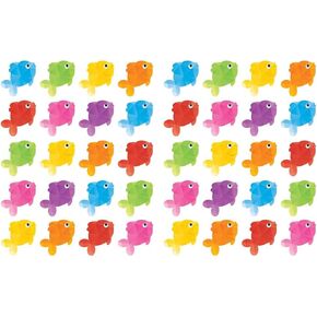 Teacher Created Resources 3553 Colorful Fish Stickers 120 Count ( Pack of 1)